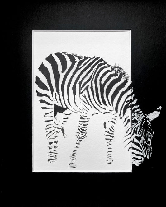 Zebra 8”x10”