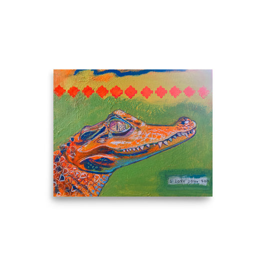 Print - "Alligator" 8x10