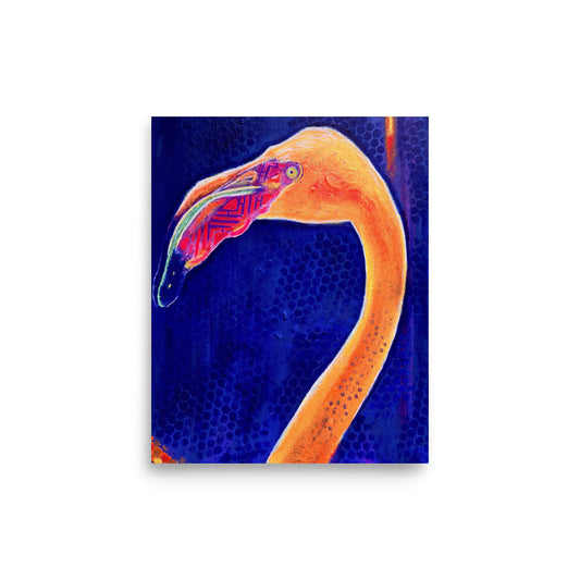 Print - "Flamingo" 8x10