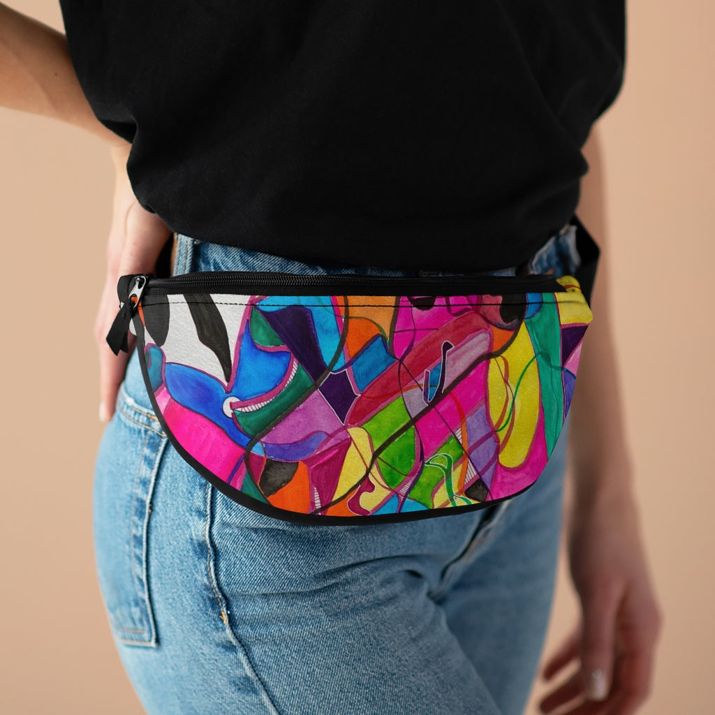 "Dance Party with Flowers" Belt Bag