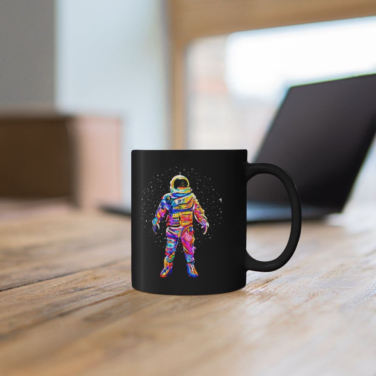 "Space Man" 11oz Black Mug