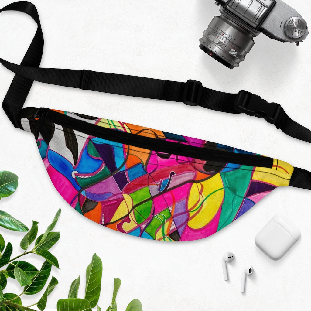 "Dance Party with Flowers" Belt Bag